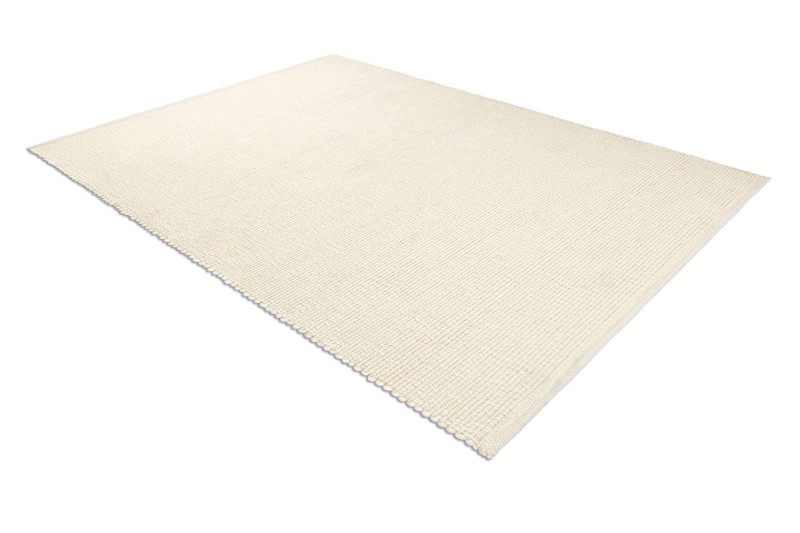 Dywan wełniany Nepal 2100 natural krem - rzut z boku