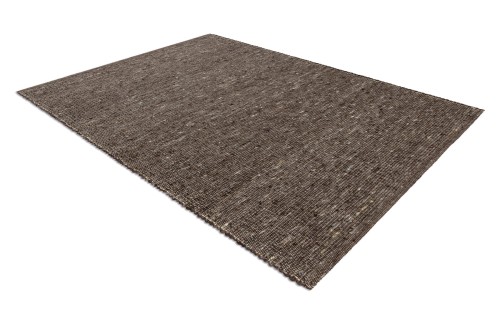 Dywan wełniany Nepal 2100 natural brąz - rzut z boku