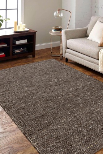 Dywan wełniany Nepal 2100 natural brąz w salonie