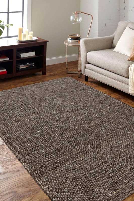 Dywan wełniany Nepal 2100 natural brąz w salonie