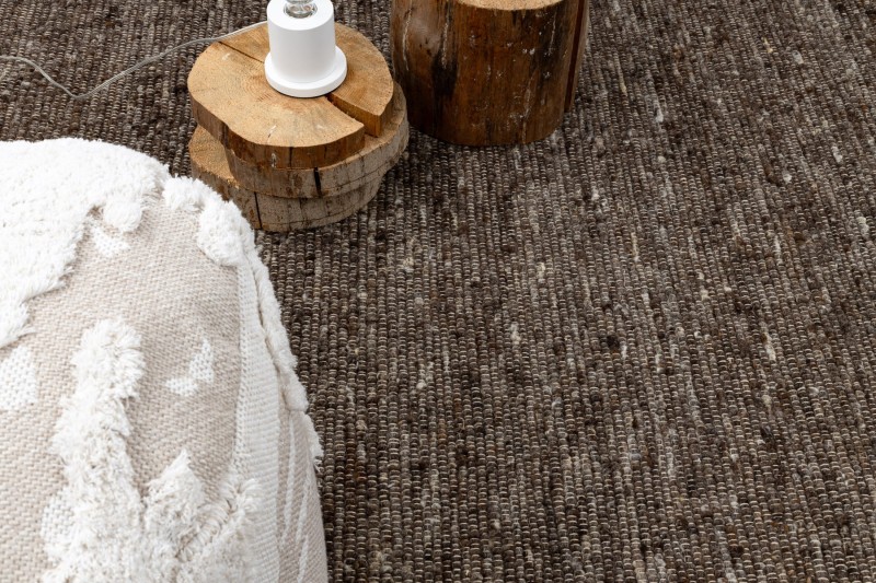 Dywan wełniany Nepal 2100 natural brąz - na podłodze