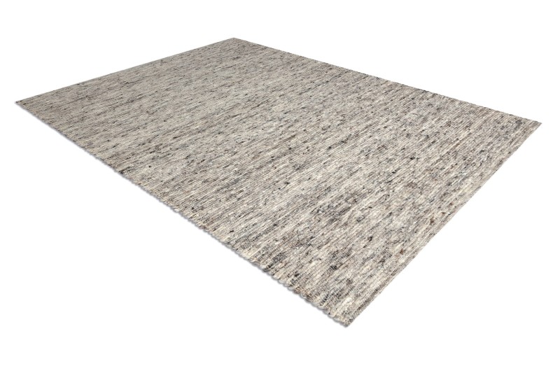 Dywan wełniany Nepal 2100 natural szary - rzut z boku