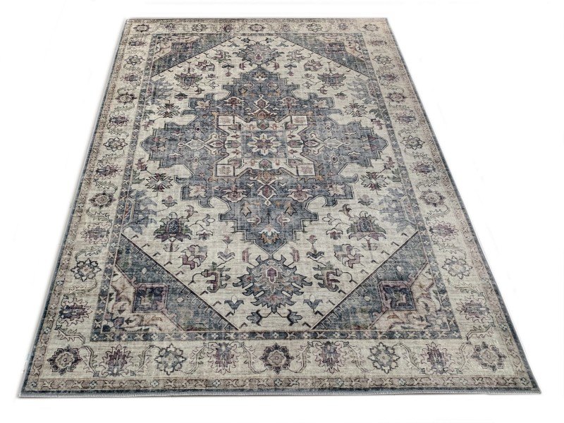 Rzut ukośny dywanu tradycyjnego vintage JZ-1205A Flannel Printed