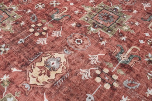 Runo dywanu vintage Y-186 Flannel Printed