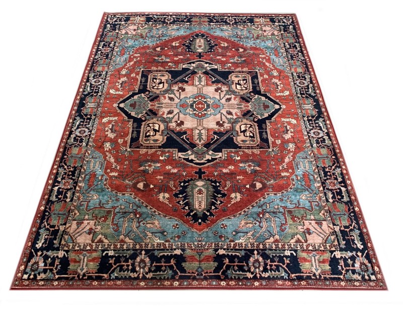 Rzut ukośny dywanu tradycyjnego JZ-988 Flannel Printed