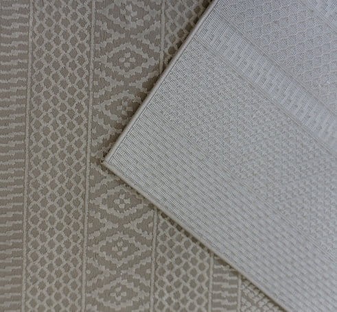 Dywan geometria Zurich 1901 beżowy - spód