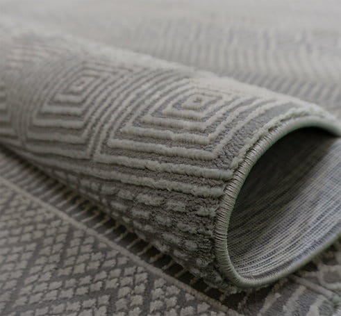 Dywan nowoczesny Zurich 1901 szary - bok