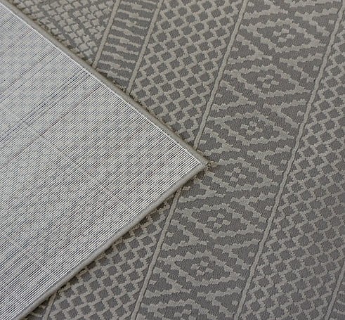 Dywan nowoczesny geometria Zurich 1901 szary - spód