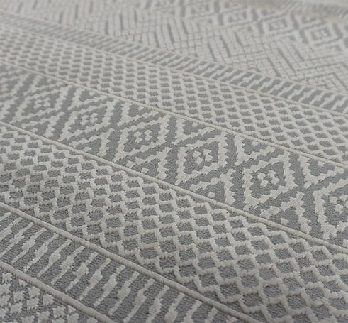 Dywan nowoczesny geometria Zurich 1901 szary - runo