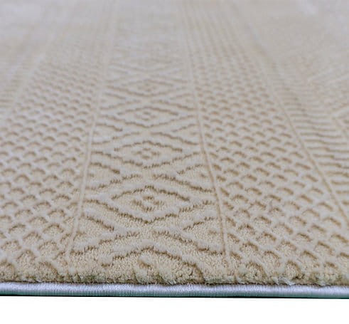 Dywan geometria Zurich 1901 żółty - brzeg