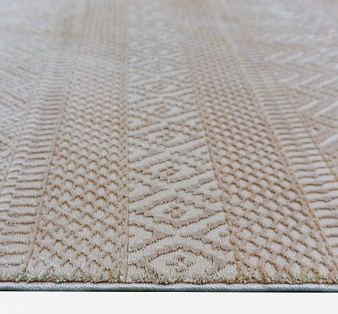 Dywan nowoczesny geometria Zurich 1901 różowy - brzeg