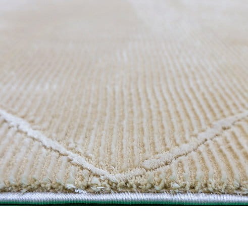 Dywan geometria Zurich 1903 żółty - brzeg