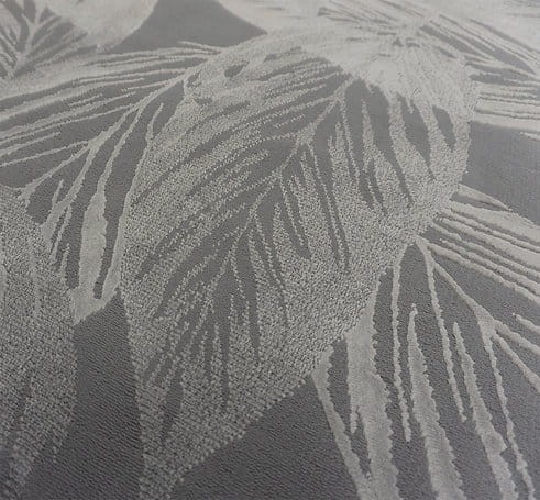 Dywan nowoczesny w liście Zurich 1925 szary - runo