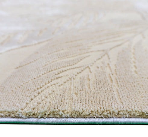 Dywan w liście Zurich 1925 żółty - brzeg