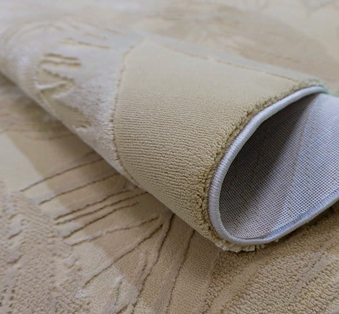 Dywan nowoczesny Zurich 1925 żółty - bok