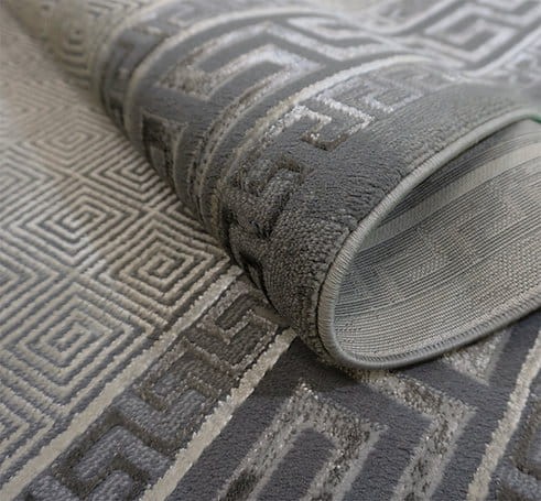 Dywan Art Deco Esprit 3602 szary - bok
