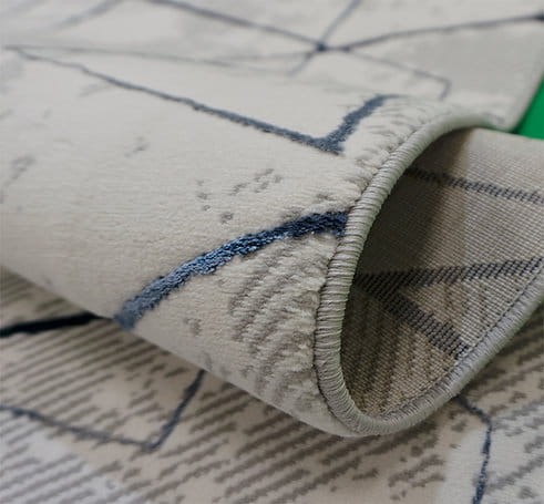 Dywan nowoczesny Esprit 3608 szaro-niebieski - bok