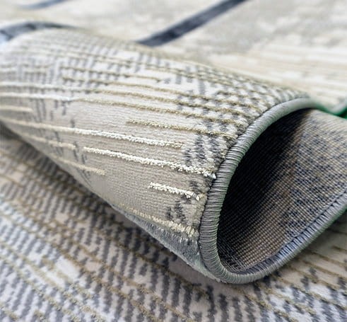 Dywan nowoczesny Esprit 3609 beżowo-niebieski - bok