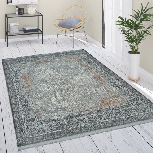 Dywan tradycyjny Exclusive 489 szary w salonie