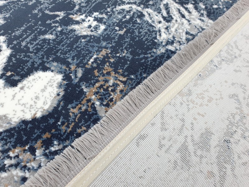 dywan syntetyczny exclusive KOŁO 101 GRAY NAVY _dywanywitek_pl_6