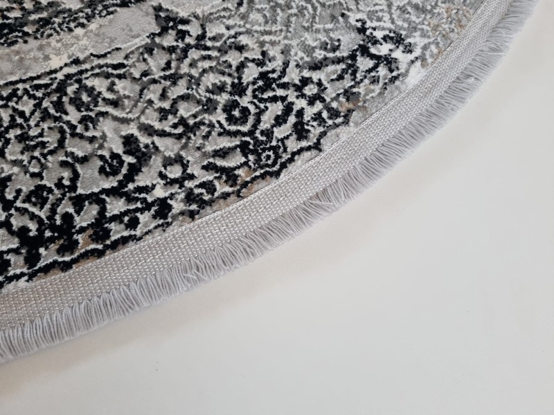 Dywan EXCLUSIVE 249 gray-black koło _dywanywitek_pl_7