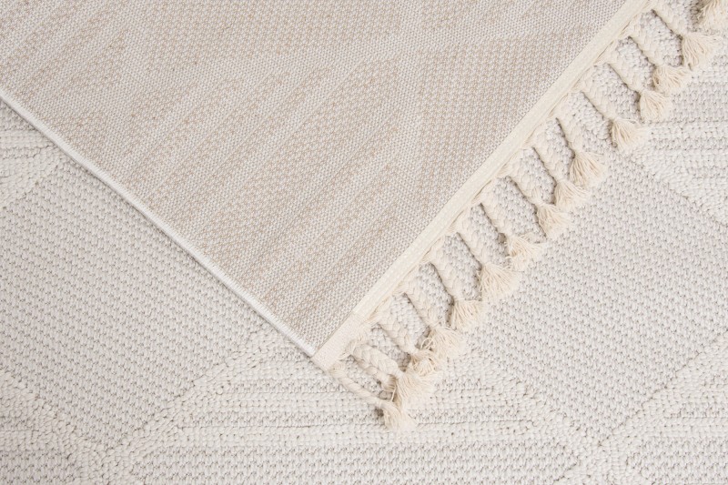 Spód kremowego dywan boho Milano 038