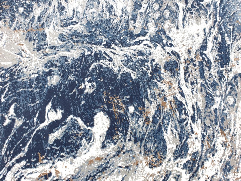 Wzór dywanu owalnego Exclusive 101 szaro-granatowego