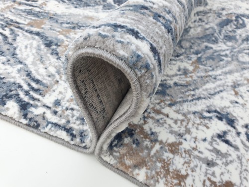 Bok dywanu Exclusive 101 szaro-granatowego