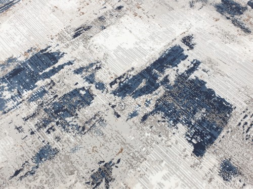 Wzór abstrakcyjny dywanu Exclusive 167 granatowego