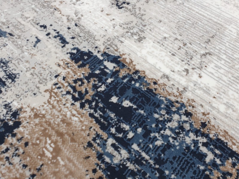 Runo dywanu nowoczesnego Exclusive 167 granatowego