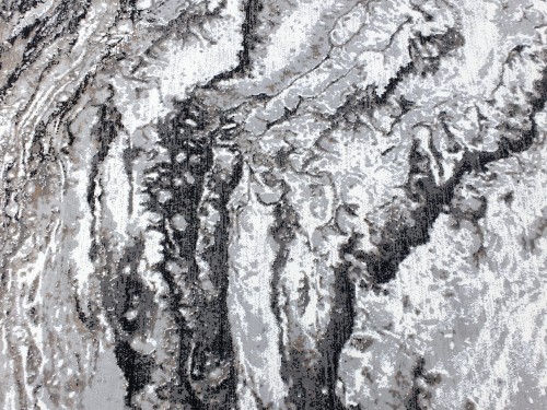 Wzór dywanu nowoczesnego Exclusive 100 szaro-czarnego