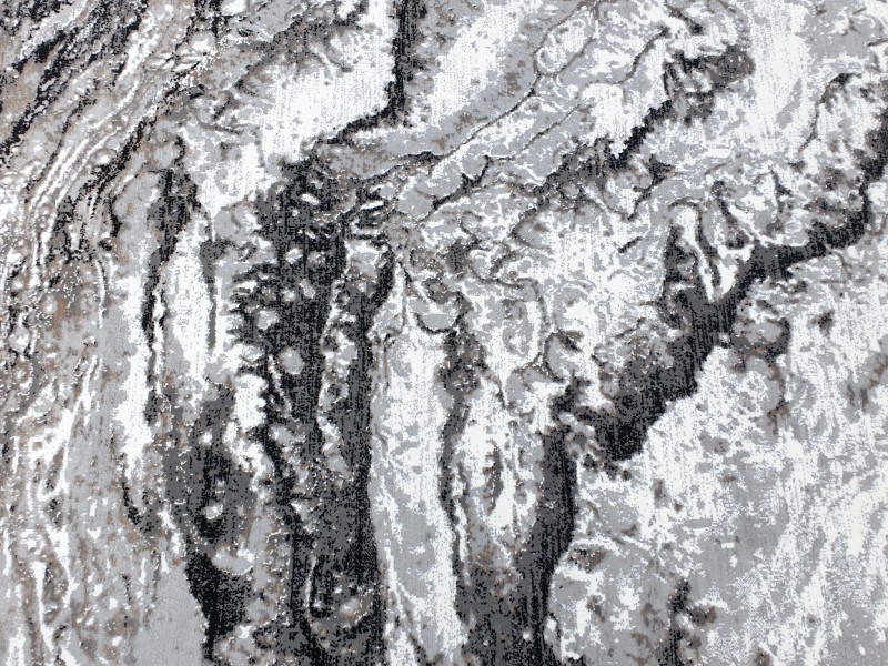 Wzór dywanu nowoczesnego Exclusive 100 szaro-czarnego