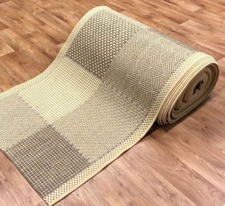 Chodnik sznurkowy SUVA Krata jasna podgumowany _dywanywitek_pl_3