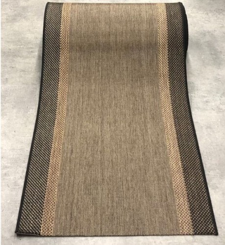 Chodnik sznurkowy podgumowany SUVA z ciemną ramką po bokach