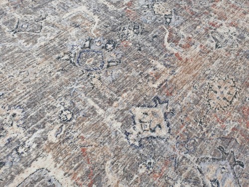 Runo dywanu owalnego Kentucky 546 niebieskiego