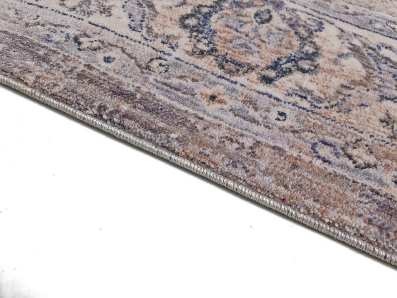 Brzeg dywanu owalnego Kentucky 546 niebieskiego