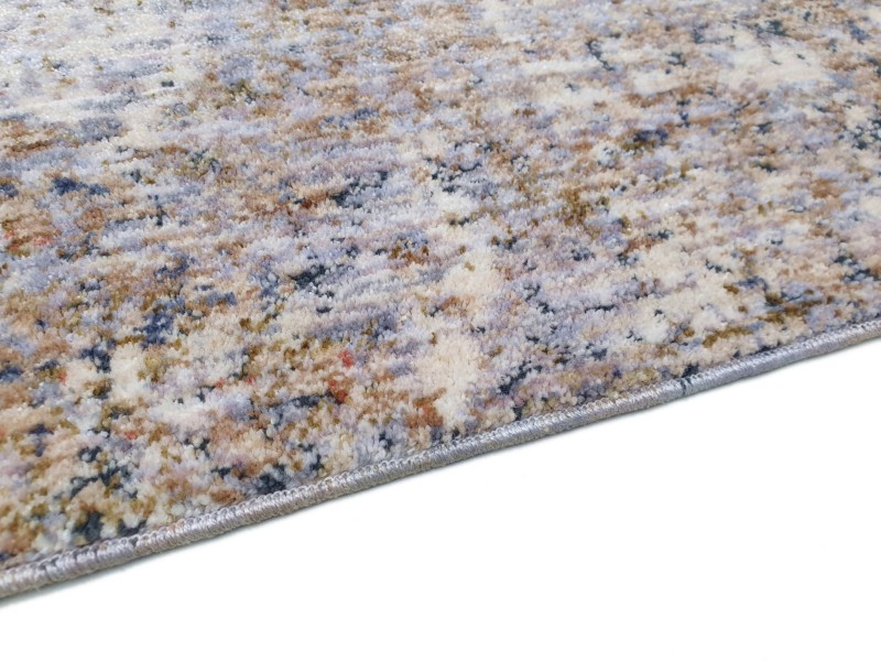 Brzeg dywanu okrągłego Kentucky 560 niebieskiego