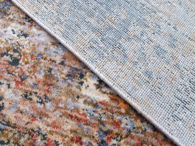 Spód dywanu okrągłego Kentucky 560 niebieskiego