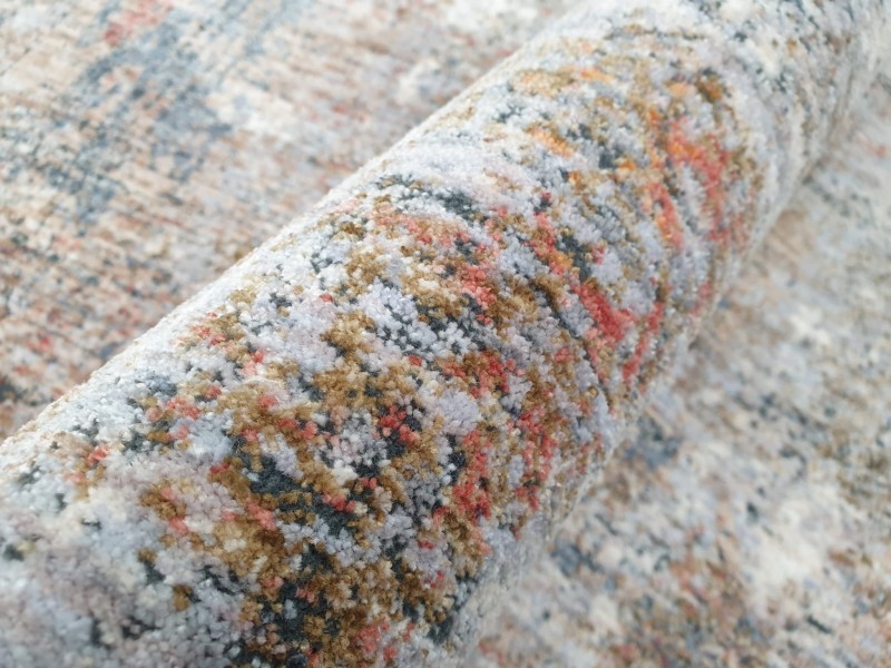 Runo dywanu okrągłego Kentucky 560 niebieskiego