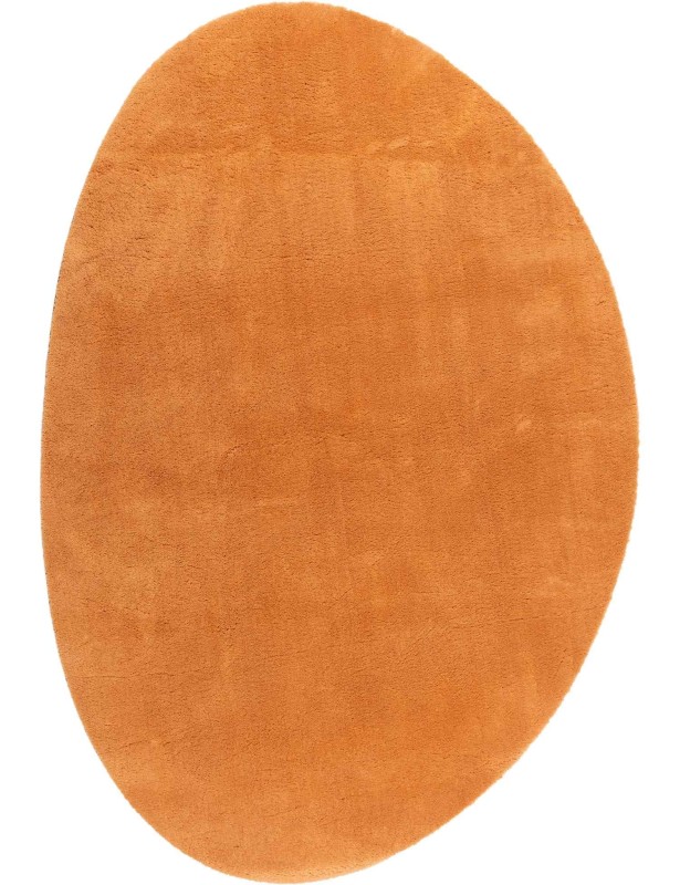 Dywan pluszowy Loren miedziany kształt stone _dywanywitek_pl_