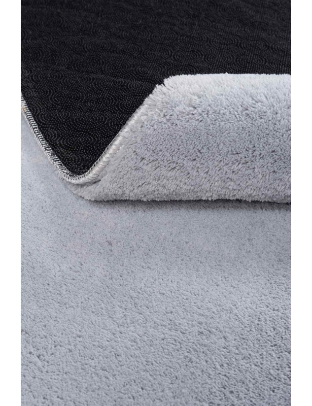 Dywan pluszowy Loren szary kształt stone _dywanywitek_pl_5