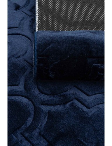 Runo dywanu pluszowego Alaska marokańska koniczyna granat