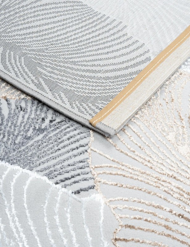 Spód dywanu Creation  liście szaro-beżowy