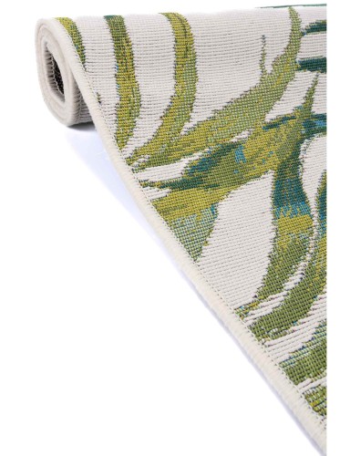 Dywan-zewnętrzny-Boho-Cappucino-Liście-zielony-dywanywitek-pl-3