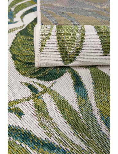 Dywan-zewnętrzny-Boho-Cappucino-Liście-zielony-dywanywitek-pl-4