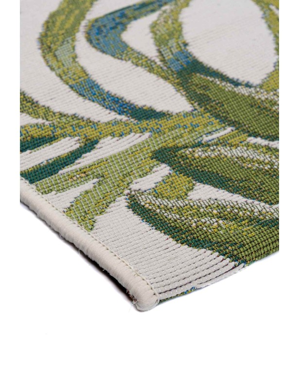 Dywan-zewnętrzny-Boho-Cappucino-Liście-zielony-dywanywitek-pl-5