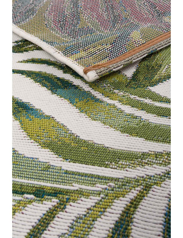 Dywan-zewnętrzny-Boho-Cappucino-Liście-zielony-dywanywitek-pl-6