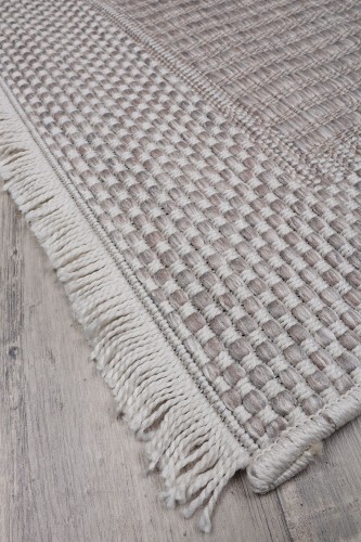 Frędzle beżowego dywanu Oria 88013/YV7-J