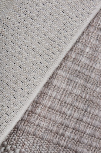 Spód beżowego dywanu Oria 88013/YV7-J