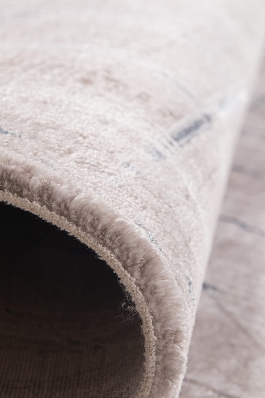 Runo beżowo niebieskiego dywanu galeria gl048v